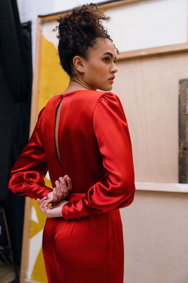 Combinaison Rouge Terre - Azéline Paris