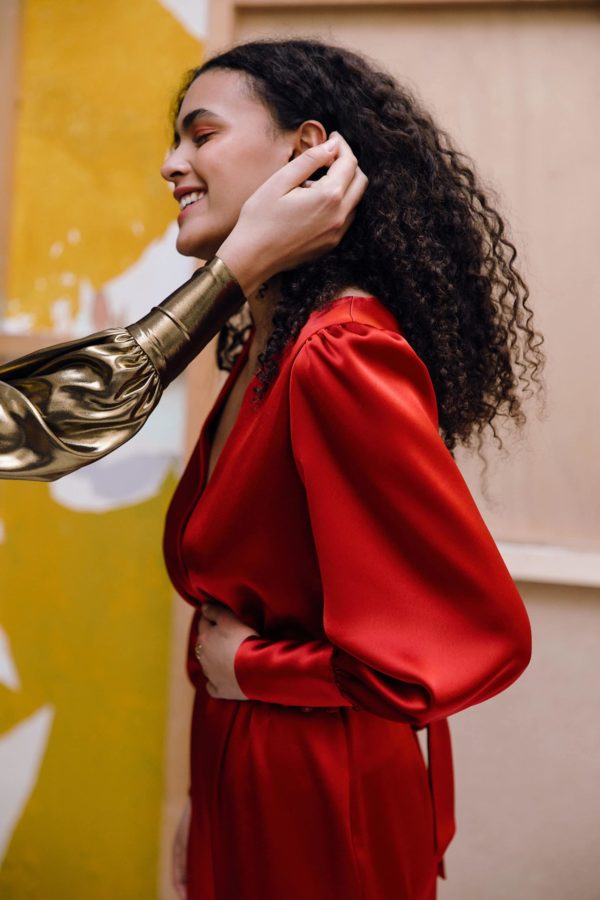 Combinaison Rouge Terre - Azéline Paris